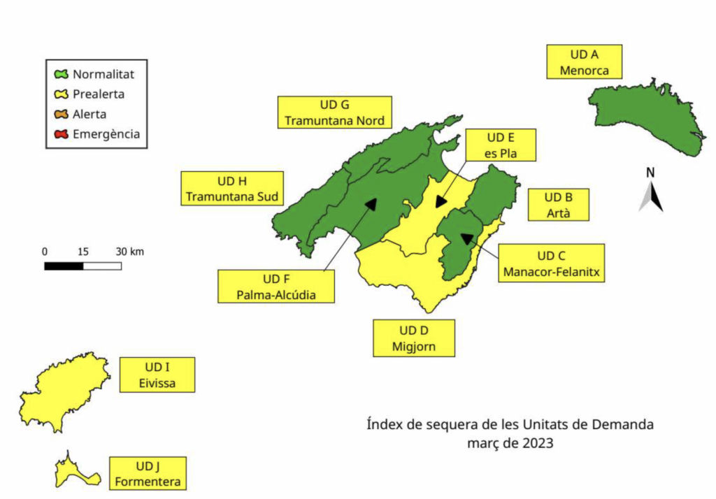 Mapa reserves hídriques