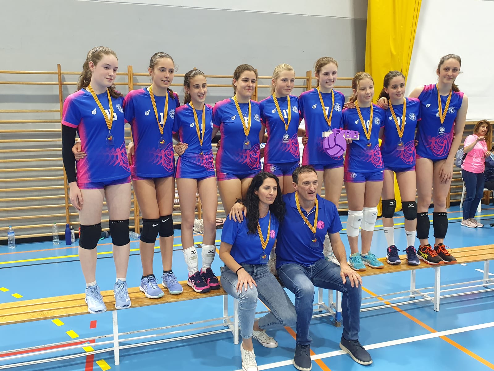 L’equip infantil femení de l’Algaida Volei Club es proclama campió de Mallorca