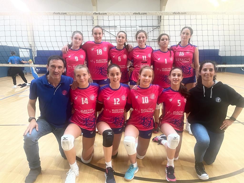 L’infantil femení de l’Algaida Vòlei Club entra en el selecte club dels deu millors equips d’Espanya