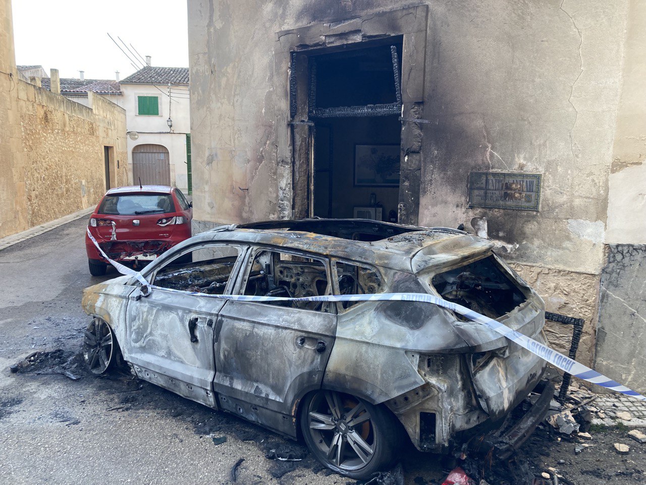 Indignació i por a Porreres pels incendis intencionats a cotxes