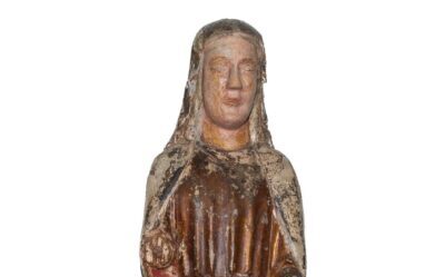 La talla gòtica de la Mare de Déu de Sencelles torna al poble cent anys després