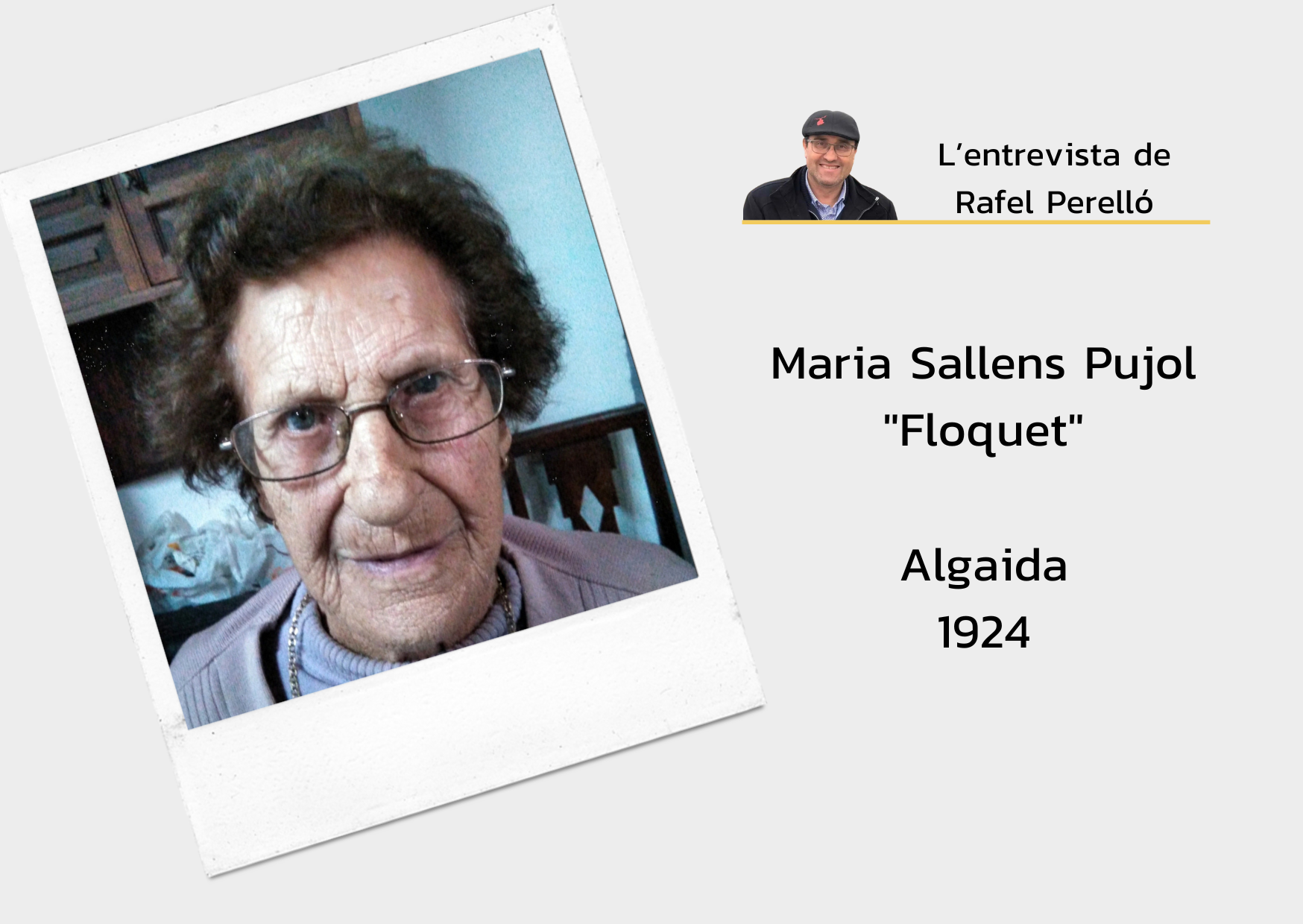 Maria Sallens Pujol “Floquet”:  “Plovia molt llavors, molta neu i molt de fred que feia. He vist posar les garbes damunt una paret per mor de l’aigua”