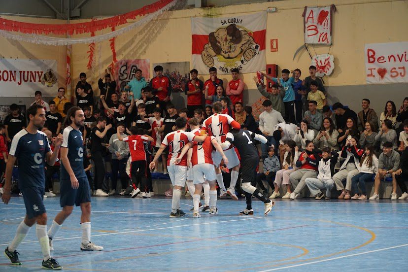 El Sant Joan CE encarrila el pas a la final del play-off d’ascens a 3ª divisió  futsal