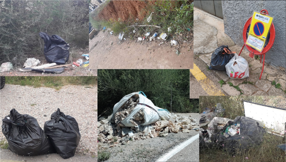 Algaida obr 43 expedients sancionadors per abocament de residus en tres mesos