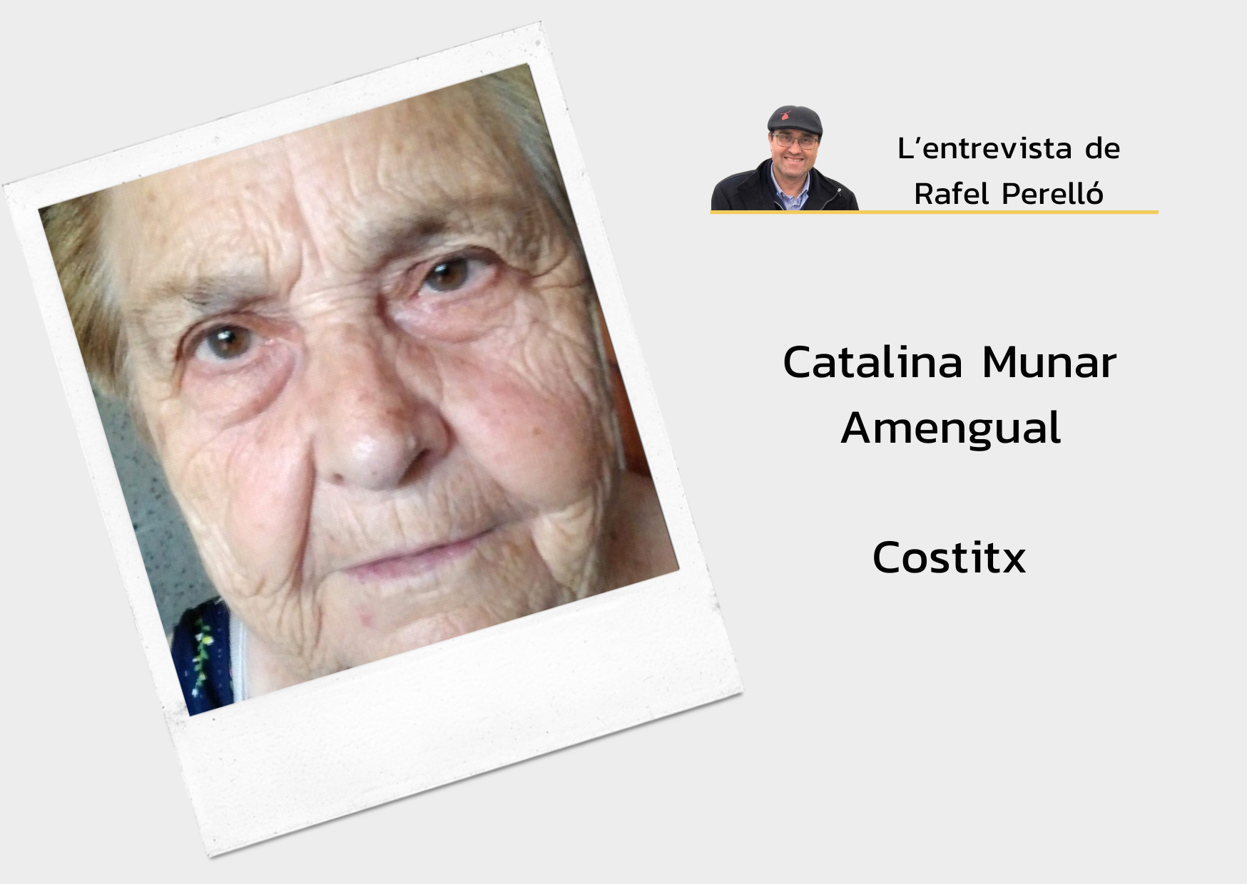 Catalina Munar Amengual “de Can Miquelet”: “Tenia deu o dotze anys el primer pic que vaig veure la mar”