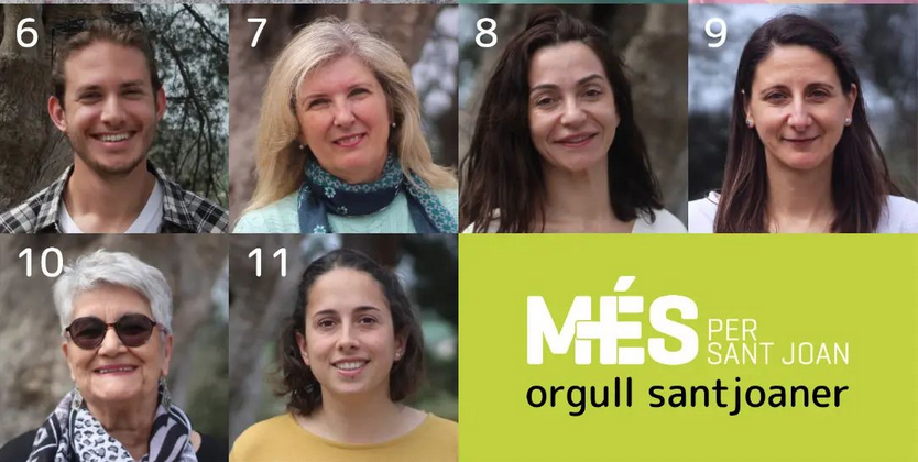 Bel Morlà, número 11 a les llistes de MÉS, substituirà Joan Català com a regidora de l’Ajuntament de Sant Joan