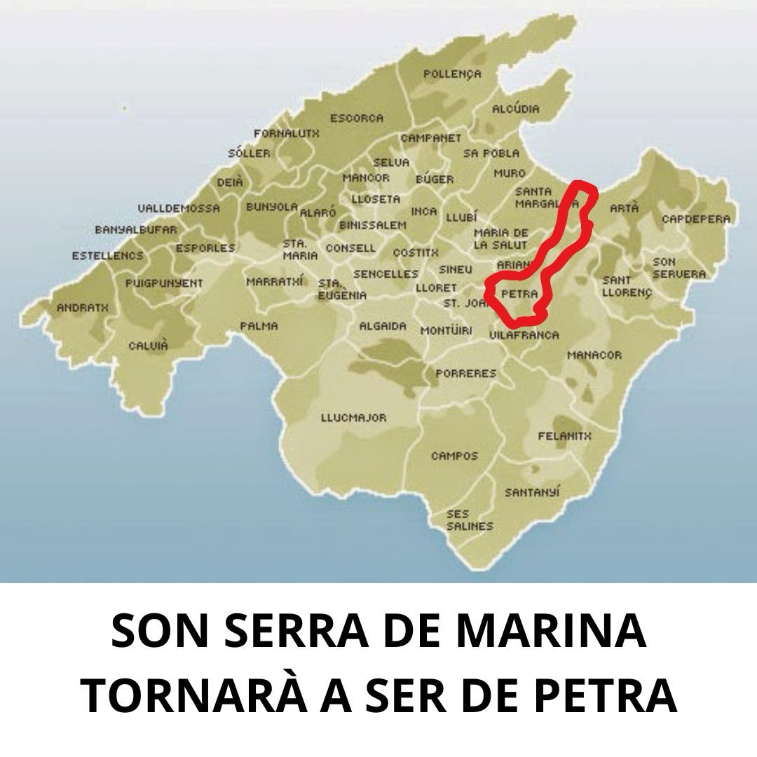 Son Serra tornarà a ser de Petra i altres innocentades al Pla de Mallorca