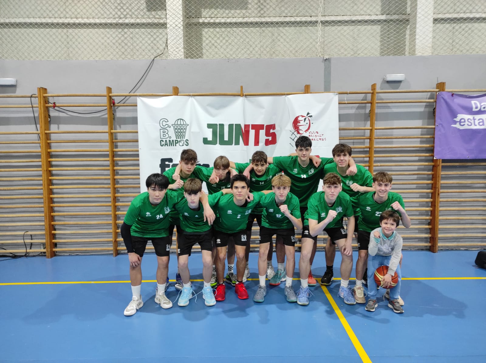 El cadet del CB Porreres-CB Campos disputa el campionat de Mallorca que es juga a la localitat del Pla