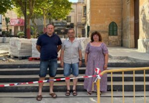 Futur Llubí-El Pi denuncia “greus deficiències d’accessibilitat” a la nova plaça de l’Església