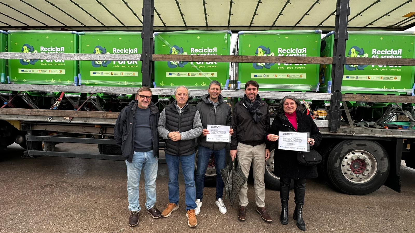 El Pla aposta per reciclar amb una deixalleria mòbil en grans actes i esdeveniments