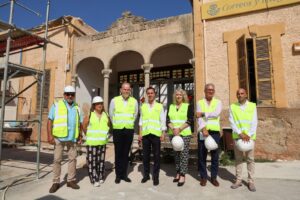 Continuen a bon ritme les obres de reforma de l’escola de ses Nines i Ca sa Mestra de Sant Joan